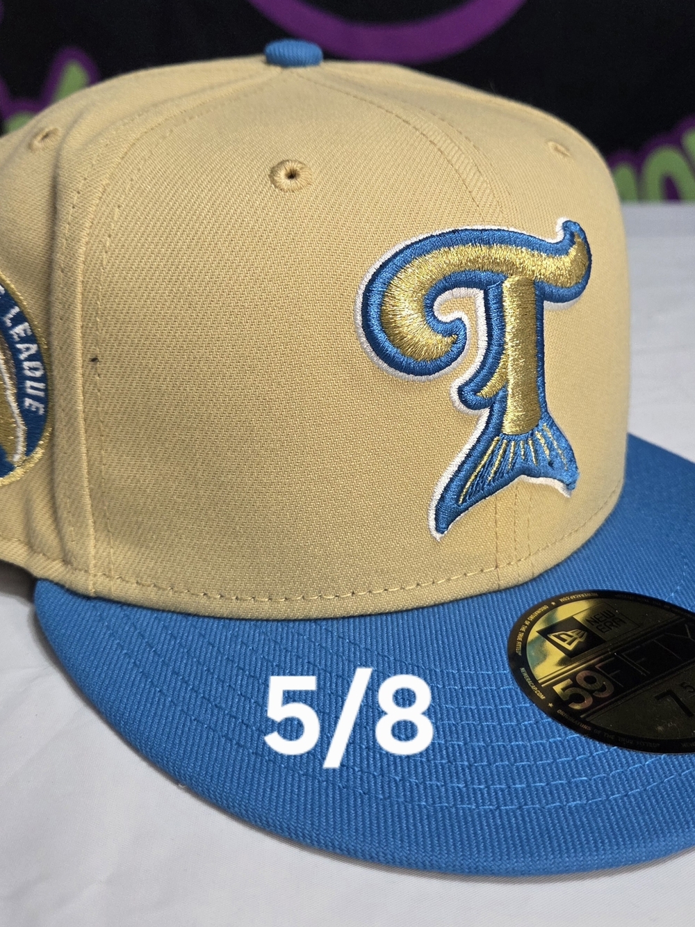 🔴SOLD🔴New Era 7 5/8 - Topperz Vegas Gold Prime Tampa Tarbons
